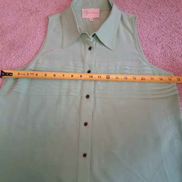 Yumi Kim Silk Sleeveless Blouse M - Picture 5 of 9